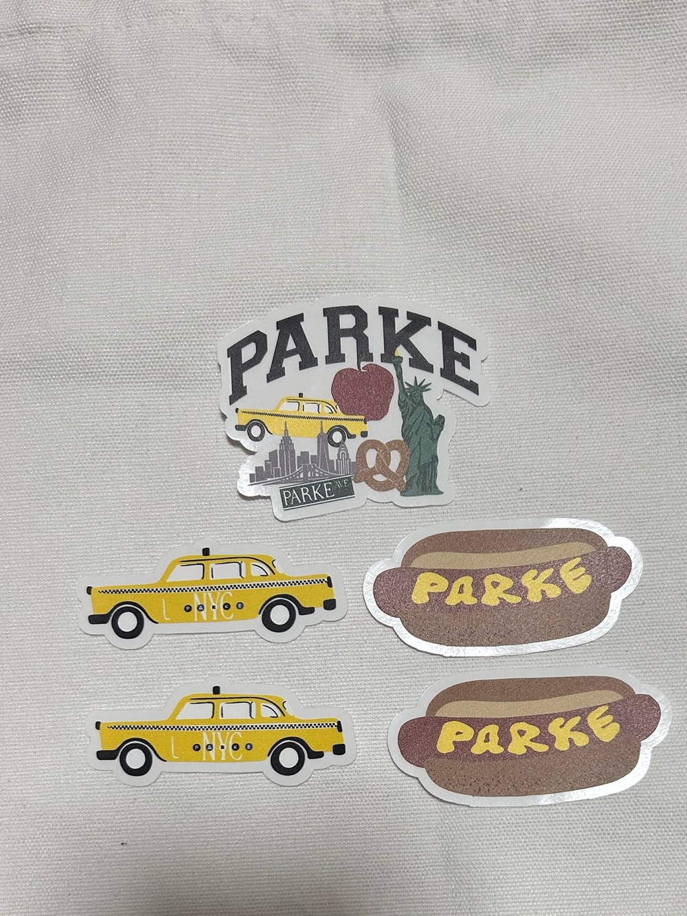 PARKE stickers